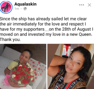 Aqualaskin Confirms Breaking Up With Tina, Displays New GF